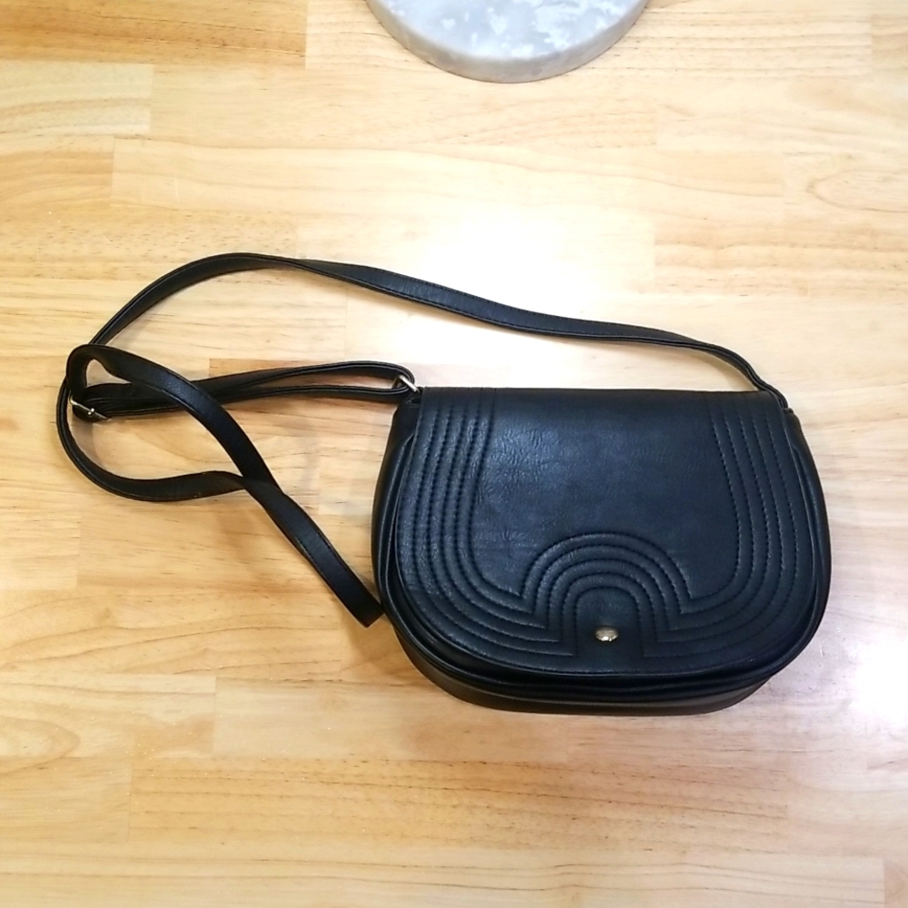Small Black Crossbody Bag - Black